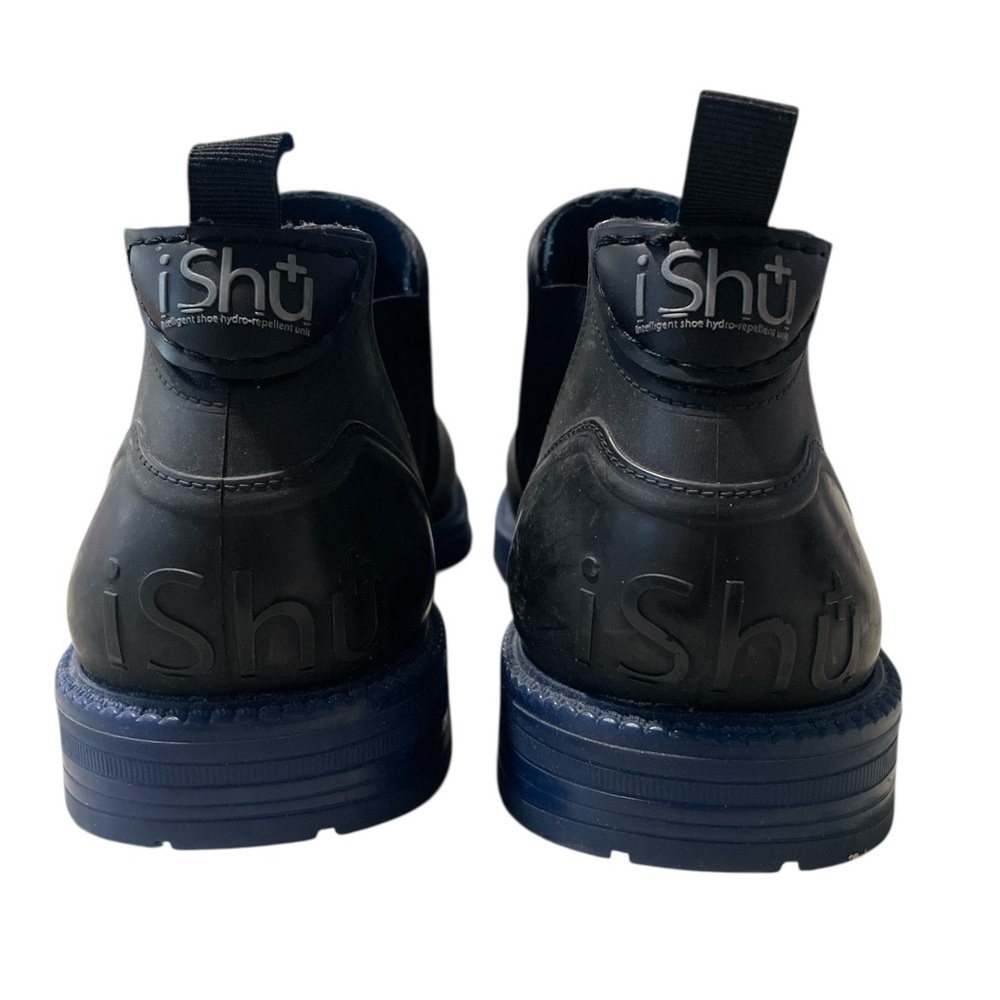 Ishu Mens Ankle Black Rain boots Rubber
ITALY Waterproof Shoes - Picture 4 of 5